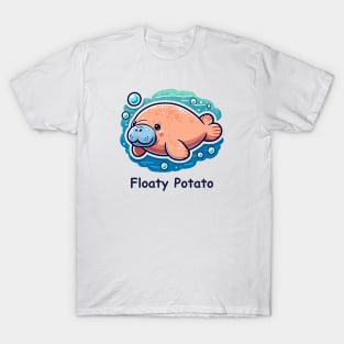 Sea Cow Floaty Potato T-Shirt